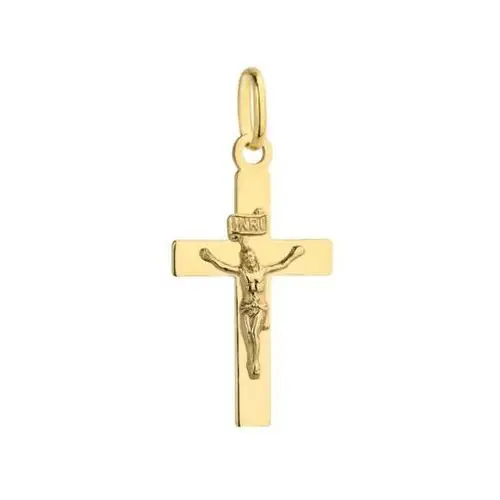 Lovrin Złoty krzyż 585 z wizerunkiem ukrzyżowanego jezusa