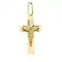 Lovrin Złoty krzyżyk z jezusem w diamentowanej oprawie Sklep