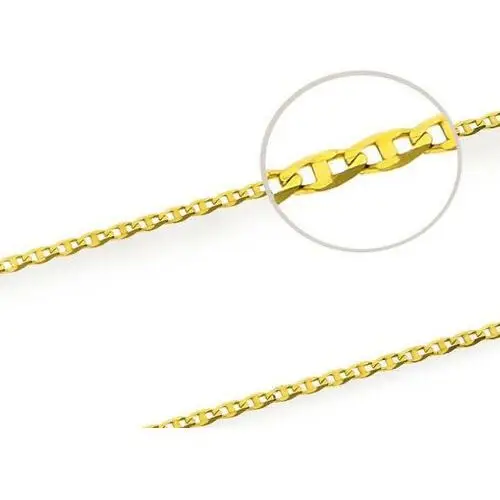 Złoty łańcuszek 375 SPLOT GUCCI 50 cm 1,69g, kolor żółty
