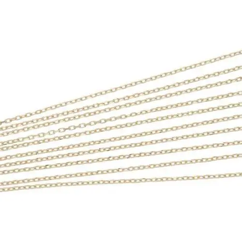 Złoty łańcuszek 585 ANKIER klasyczny splot 45 cm, Łańcuszek ankier pełny 3/1mm45cm