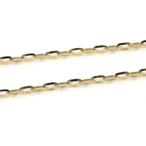 Złoty łańcuszek 585 ankier pełny 50cm 3,7g, Łańcuszek ankier pełny 3/1.5mm50cm