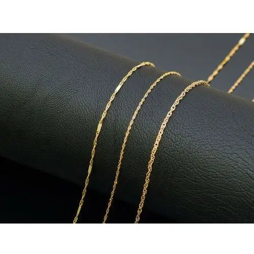 Złoty łańcuszek 585 damski splot singapure 42 cm Lovrin 2