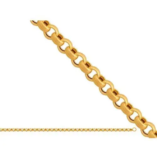 Złoty łańcuszek 585 gruby splot rolo 50cm Lovrin 2