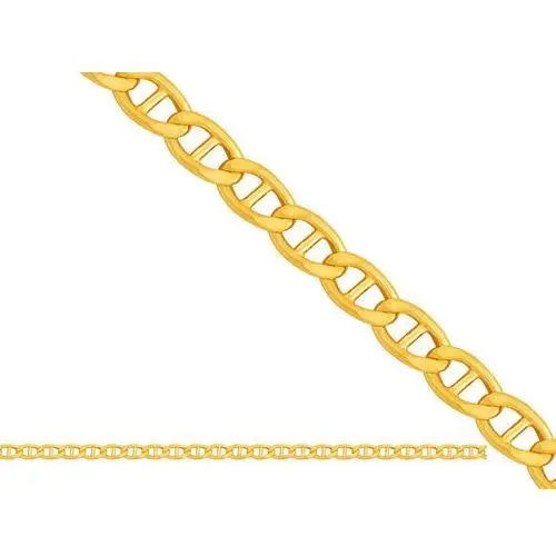 Złoty łańcuszek 585 Gucci diamentowana 45cm 7.10g, Ld041