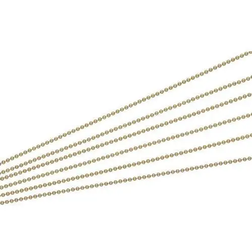 Złoty łańcuszek 585 łączony z kulek 40cm 2,21g Lovrin