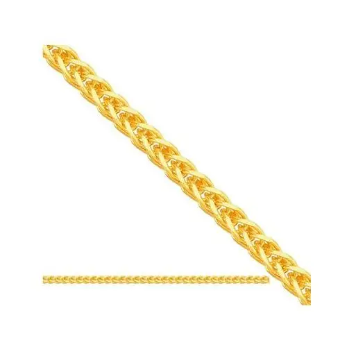 Złoty łańcuszek 585 LISI OGON 50 CM 14K 1,20g, kolor żółty