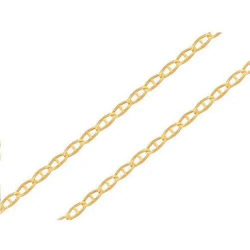 Złoty łańcuszek 585 marina gucci 45cm 1,03g prezent, kolor żółty