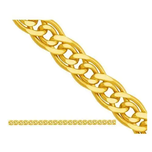 Złoty łańcuszek 585 mona lisa diamentowana 2,4g Lovrin