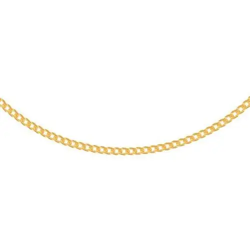 Złoty łańcuszek 585 pancerka z rowkiem 60 cm 9,7 g, Lp014 2