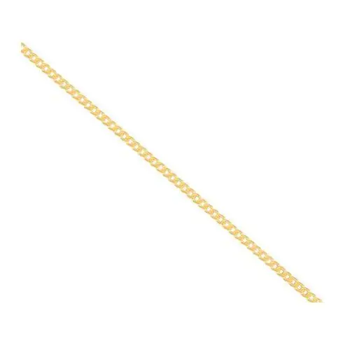 Złoty łańcuszek 585 pancerka z rowkiem 60 cm 9,7 g, Lp014