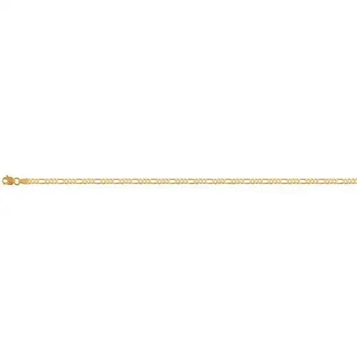 Złoty łańcuszek 585 SPLOT FIGARO 45cm 1,70g 2