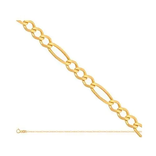 Złoty łańcuszek 585 splot figaro męski 65cm 19,5g Lovrin