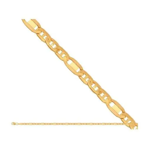 Złoty łańcuszek 585 splot gucci z blaszkami 45cm 4,35g Lovrin