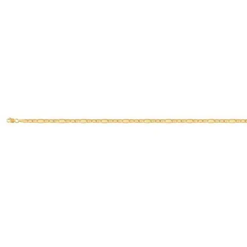 Złoty łańcuszek 585 splot gucci z blaszkami 45cm 4,35g Lovrin 2