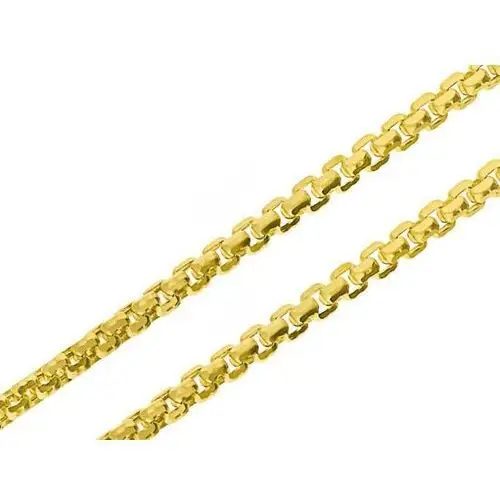 Lovrin Złoty łańcuszek 585 splot kostka 45cm 3,10g