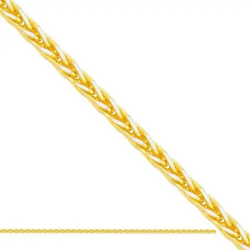 Złoty łańcuszek 585 splot lisi ogon 1,55 g, Lv002a S44CM 3