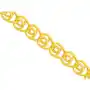Złoty łańcuszek 585 splot love 50 cm efektowny splot na prezent, kolor żółty Sklep