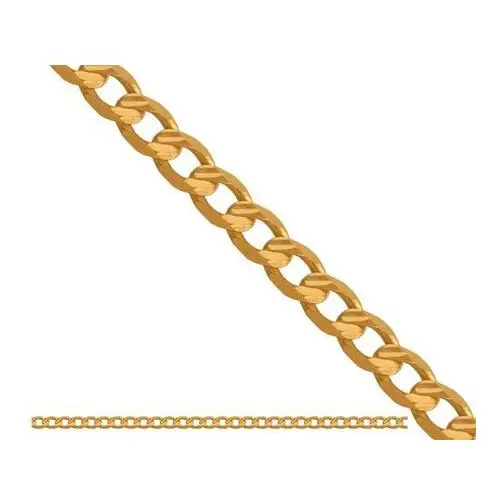 Lovrin Złoty łańcuszek 585 splot pancerka 55 cm 4,80g