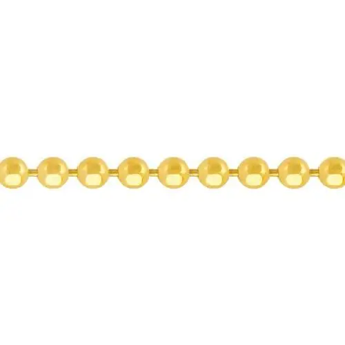 Lovrin Złoty łańcuszek 585 splot z kuleczek 50cm 2,30g 3