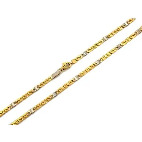 Złoty łańcuszek 585 uniwersalny splot 50cm 9,40g, kolor żółty 2