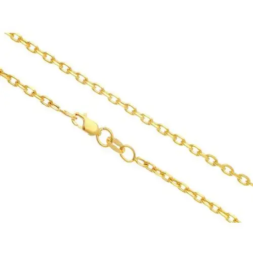 Złoty łańcuszek ankier 585 60 cm prezent 1,75g
