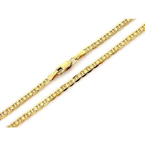 Złoty łańcuszek męski 585 Marina Gucci 55 cm prezent 9.81g, kolor żółty