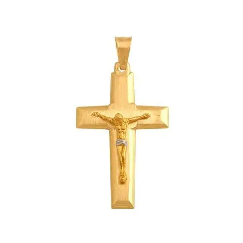 Złoty masywny krzyż 585 jezus chrystus 4,2 g Lovrin