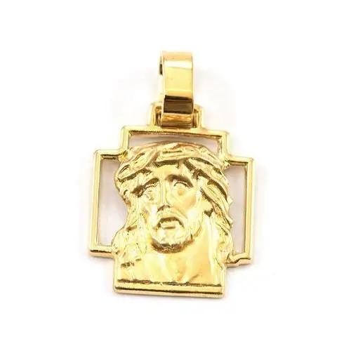 Złoty medalik 585 chrzest jezus ukrzyżowany Lovrin