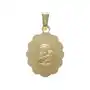 Złoty medalik 585 Chrzest Matka Boska w kwiatku Sklep