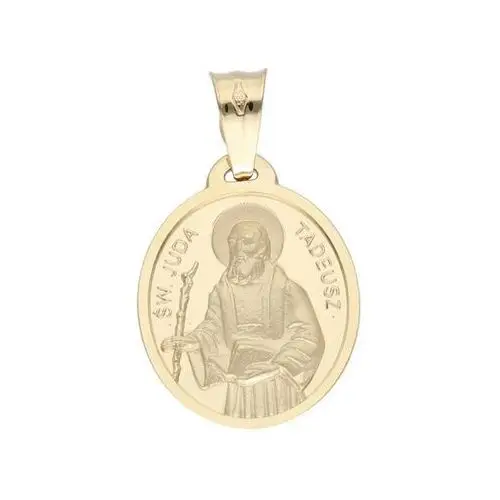 Lovrin Złoty medalik 585 chrzest św. juda tadeusz
