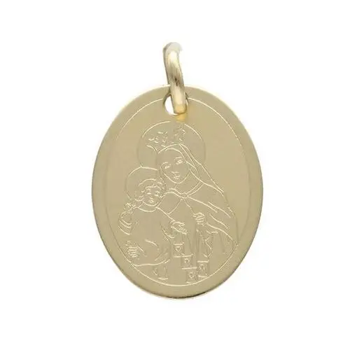 Lovrin Złoty medalik 585 dla dziecka na chrzest komunie 1,08g
