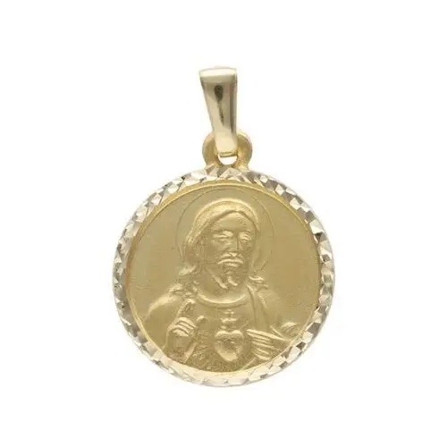 Złoty medalik 585 Jezusa Chrystus na chrzest 2,11g, Medalik 3.442