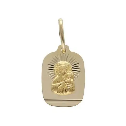 Złoty medalik 585 Matka Boska Chrzest Komunie 1,42g, Medalik 3.426