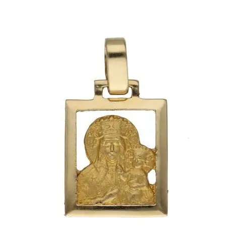 Lovrin Złoty medalik 585 matka boska królowa chrzest 3,3g