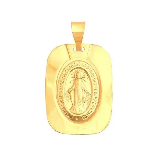 Złoty medalik 585 Matka Boska Niepokalana Chrzest 1,00g, 31758