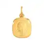 Złoty medalik 585 Matka Boska profil Chrzest 1,55g Sklep