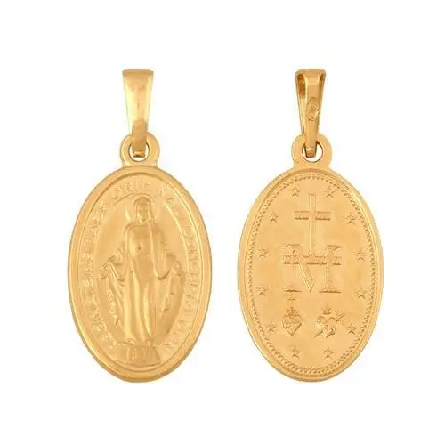 Złoty medalik 585 matka boska szkaplerz chrzest 1,80g Lovrin