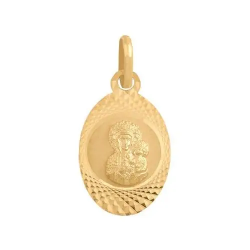Złoty medalik 585 Matka Boska z dzieciątkiem Chrzest 0,85g, 20125