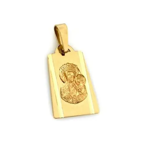 Złoty medalik 585 Matka Boska z Jezusem 0,80g