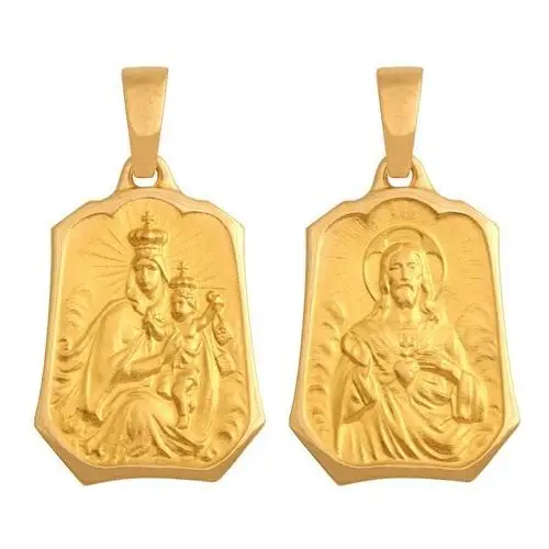 Lovrin Złoty medalik 585 matka boża szkaplerz 6,50g