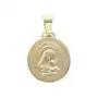 Złoty medalik 585 okrągły Matka Boska Dzieciątko, Medalik 3.308 Sklep