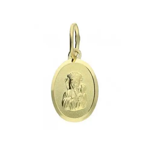 Złoty medalik 585 owalny matka boska częstochowska Lovrin