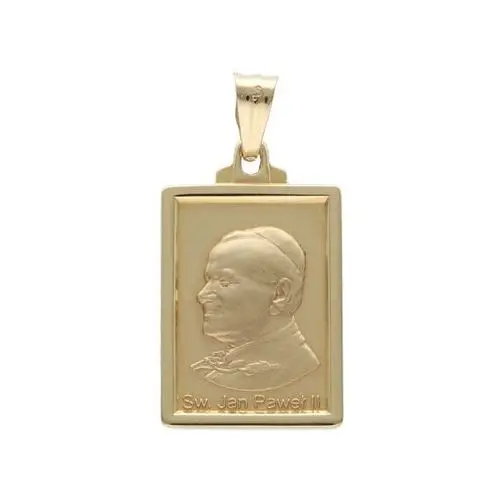 Lovrin Złoty medalik 585 papież jpii chrzest 4,13g