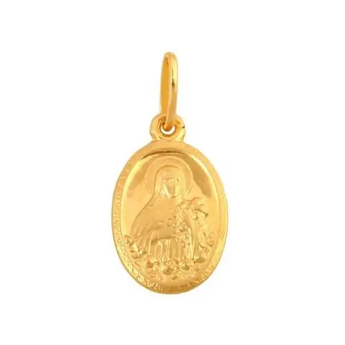 Złoty medalik 585 z matką teresą Lovrin
