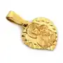 Lovrin Złoty medalik z matką boską częstochowską w próbie 585 kształt serca na prezent Sklep