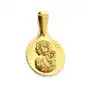 Lovrin Złoty okrągły medalik 585 matka boska częstochowska Sklep