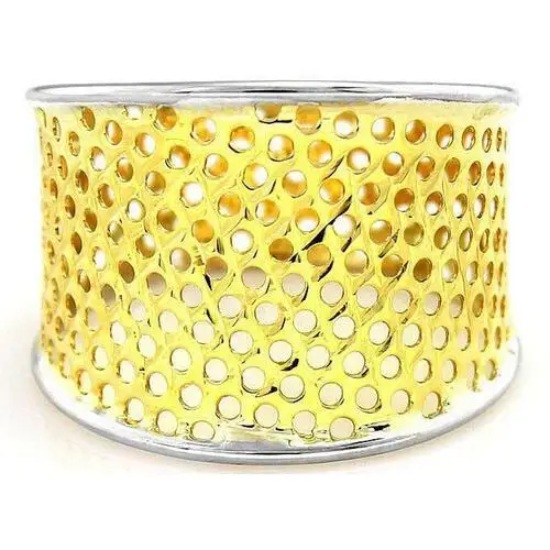 Lovrin Złoty pierścionek 333 ornament ażurowy szeroki