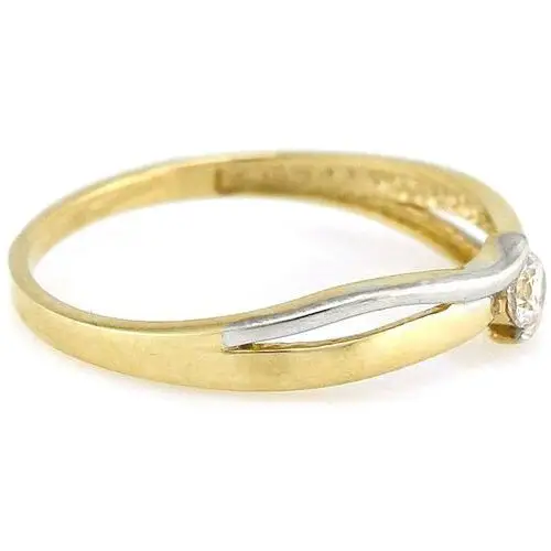 Złoty pierścionek 333 zaręczynowy z cyrkonią 1,29 g Lovrin 2