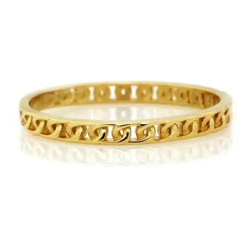 Złoty pierścionek 375 delikatna obrączka Lovrin