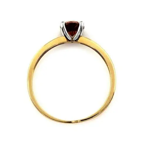 Złoty pierścionek 375 delikatny z ciemną cyrkonią Lovrin 4